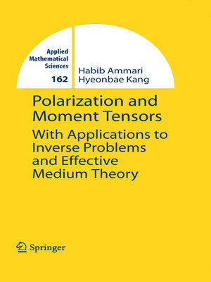 cover image of Polarization and Moment Tensors